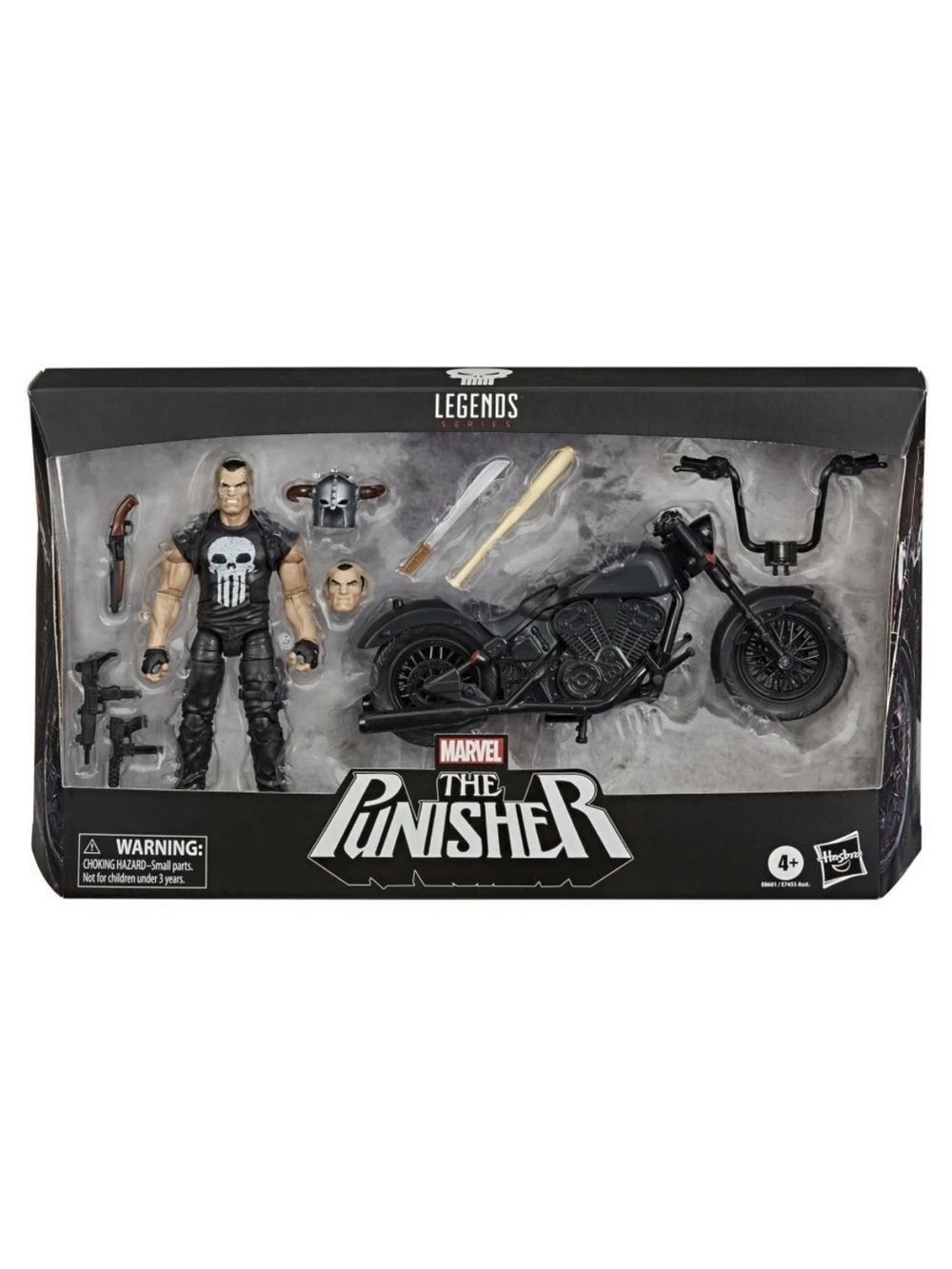 Marvel Legends Deluxe The Punisher with Motorcycle New in Box